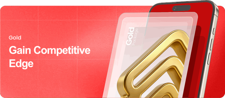 Gold EDM Banner