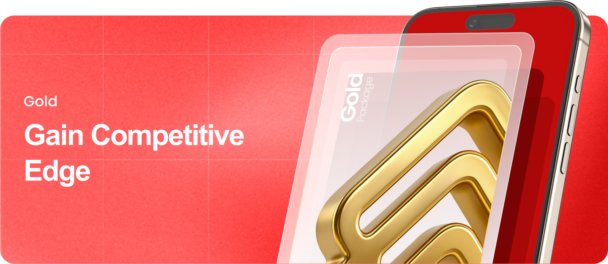 Gold EDM Banner